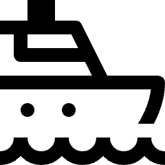 Sea Transportation Ship 1 Icon from Nova Line Set