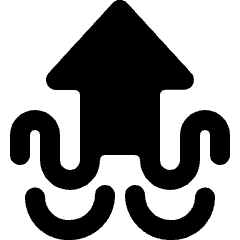 Seafood Squid Icon from Ultimate Bold Set