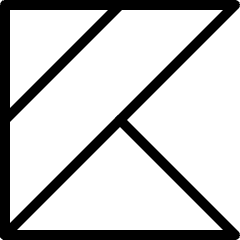 Kotlin Logo Icon from Ultimate Light Set