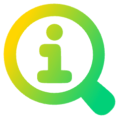 Get Info Icon from Plump Gradient Set