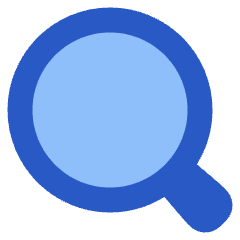 Magnifying Glass Icon from Plump Flat Set