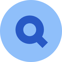 Magnifying Glass Circle Icon from Sharp Flat Set