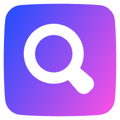 Magnifying Glass Square Icon from Plump Gradient Set