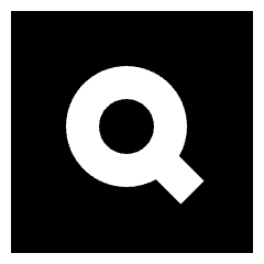 Magnifying Glass Square Icon from Sharp Solid Set