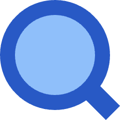 Magnifying Glass Icon from Sharp Flat Set