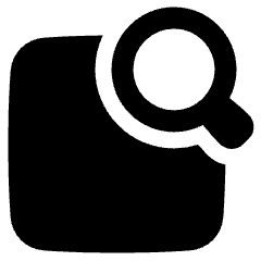 Search App Feature Content Icon from Plump Solid Set