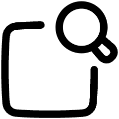 Search App Feature Content Icon from Plump Line Set
