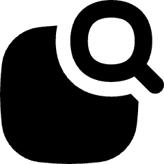 Search App Feature Content Icon from Flex Solid Set