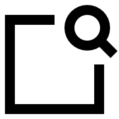 Search App Feature Content Icon from Sharp Line Set