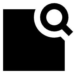 Search App Feature Content Icon from Sharp Solid Set