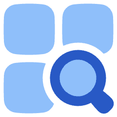 Search Category Icon from Plump Flat Set