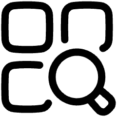 Search Category Icon from Plump Line Set