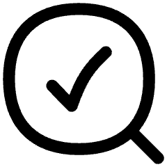 Search Check Icon from Flex Line Set