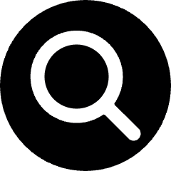 Search Circle Alternate Icon from Ultimate Bold Set