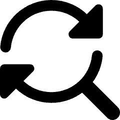 Search Find Replace Icon from Core Remix Set