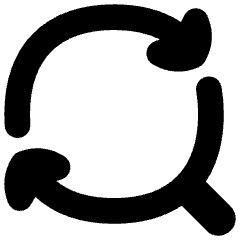 Search Find Replace Icon from Flex Solid Set