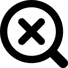 Search Off Disable Icon from Core Solid Set