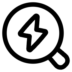Search Quick Action Icon from Plump Line Set