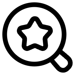 Search Saved Results Icon from Plump Line Set