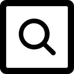 Search Square Icon from Ultimate Bold Set
