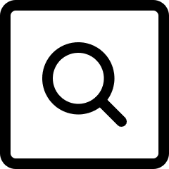 Search Square Icon from Ultimate Regular Set
