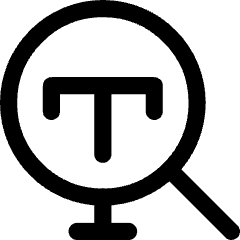 Search Text Icon from Core Line Set