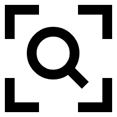 Search Visual Icon from Sharp Line Set