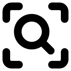 Search Visual Icon from Core Solid Set
