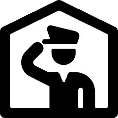 Security Officer Gate Icon from Ultimate Bold Set