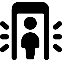 Security Officer Scanner Beep Icon from Ultimate Bold Set