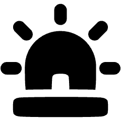 Alarm Icon from Plump Solid Set