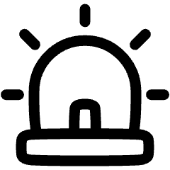 Alarm Icon from Plump Line Set