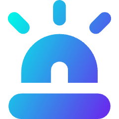 Alarm Icon from Core Gradient Set