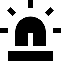 Alarm Icon from Sharp Solid Set