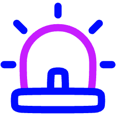 Alarm Icon from Plump Neon Set