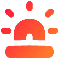 Alarm Icon from Flex Gradient Set