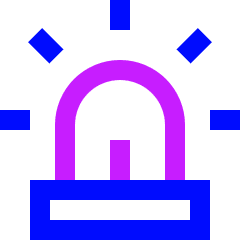 Alarm Icon from Sharp Neon Set