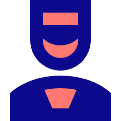 Doorman Guard Icon from Sharp Pop Set