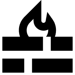 Fire Wall Icon from Sharp Remix Set