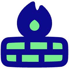 Fire Wall Icon from Plump Pop Set
