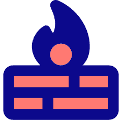 Fire Wall Icon from Core Pop Set