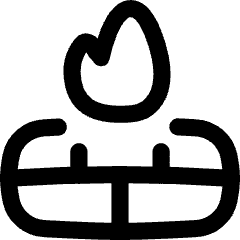 Fire Wall Icon from Flex Line Set