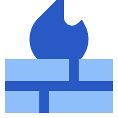 Fire Wall Icon from Sharp Flat Set