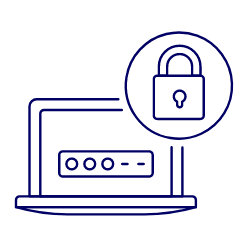 Password Secure Illustration from UX Line Set