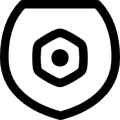 Security Setting Bolt Nut Icon from Flex Line Set