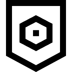 Security Setting Bolt Nut Icon from Sharp Line Set