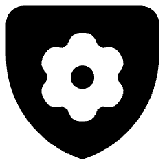 Security Setting Gear Icon from Core Solid Set