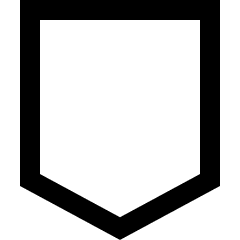 Shield 1 Icon from Sharp Line Set