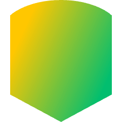 Shield 3 Icon from Sharp Gradient Set