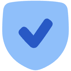 Shield Check Icon from Plump Flat Set